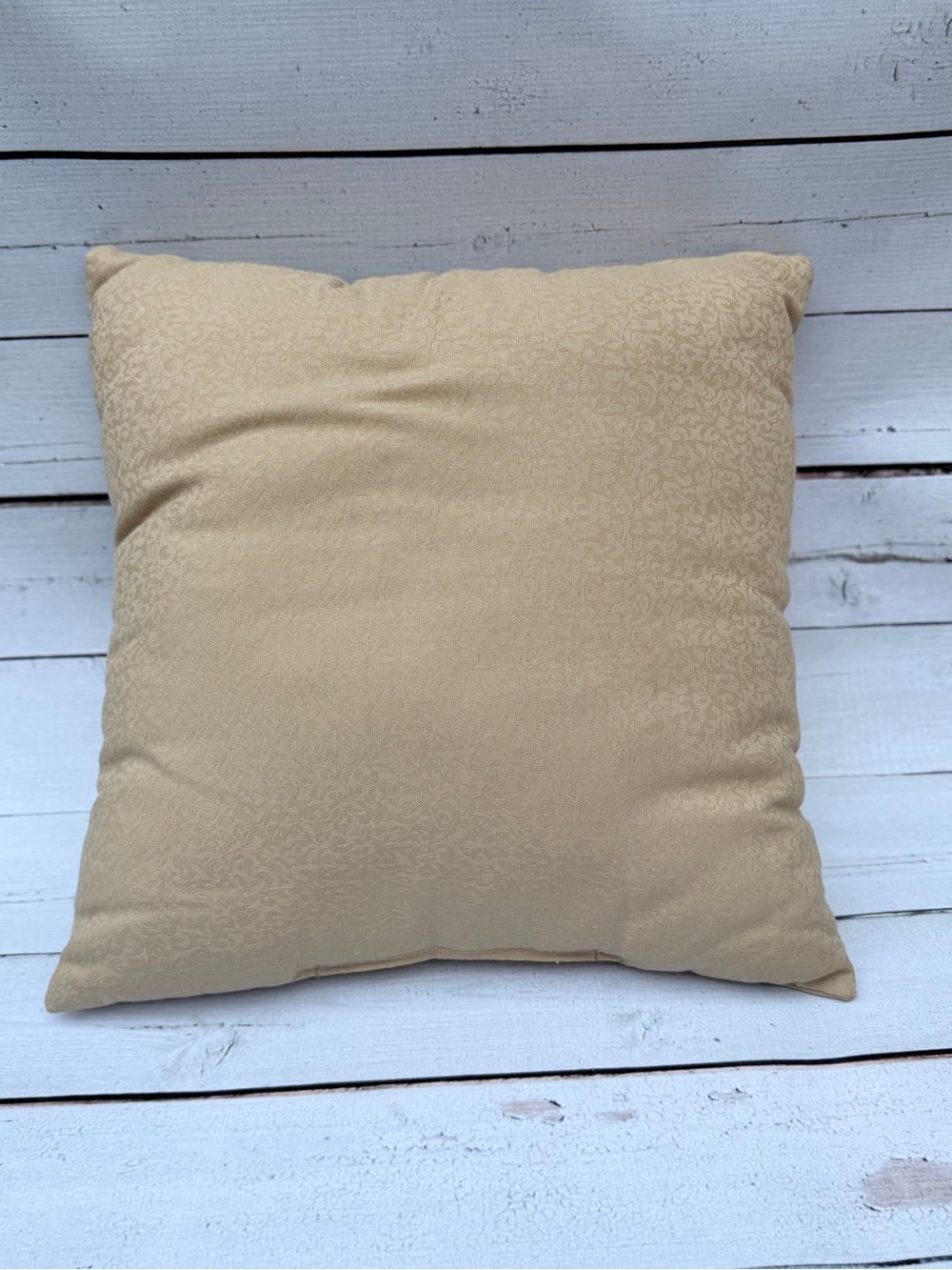 Elegant Beige Tassel Decorative Throw Pillow | - Picture 3 of 3